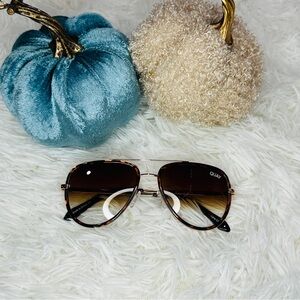 Quay All In mini Sunglasses In Tort Brown 🕶